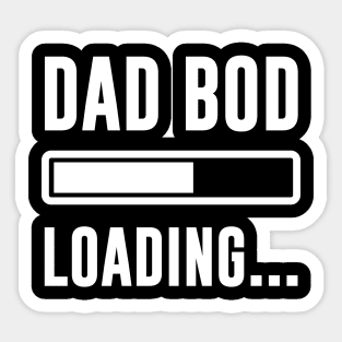 Funny dad bod Sticker